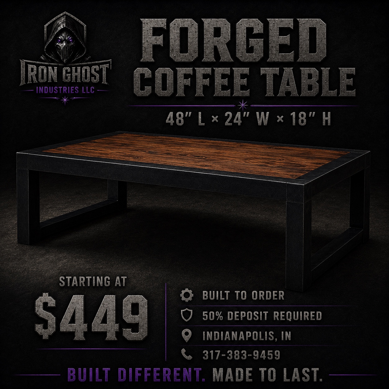 Forged Coffee Table advertisement