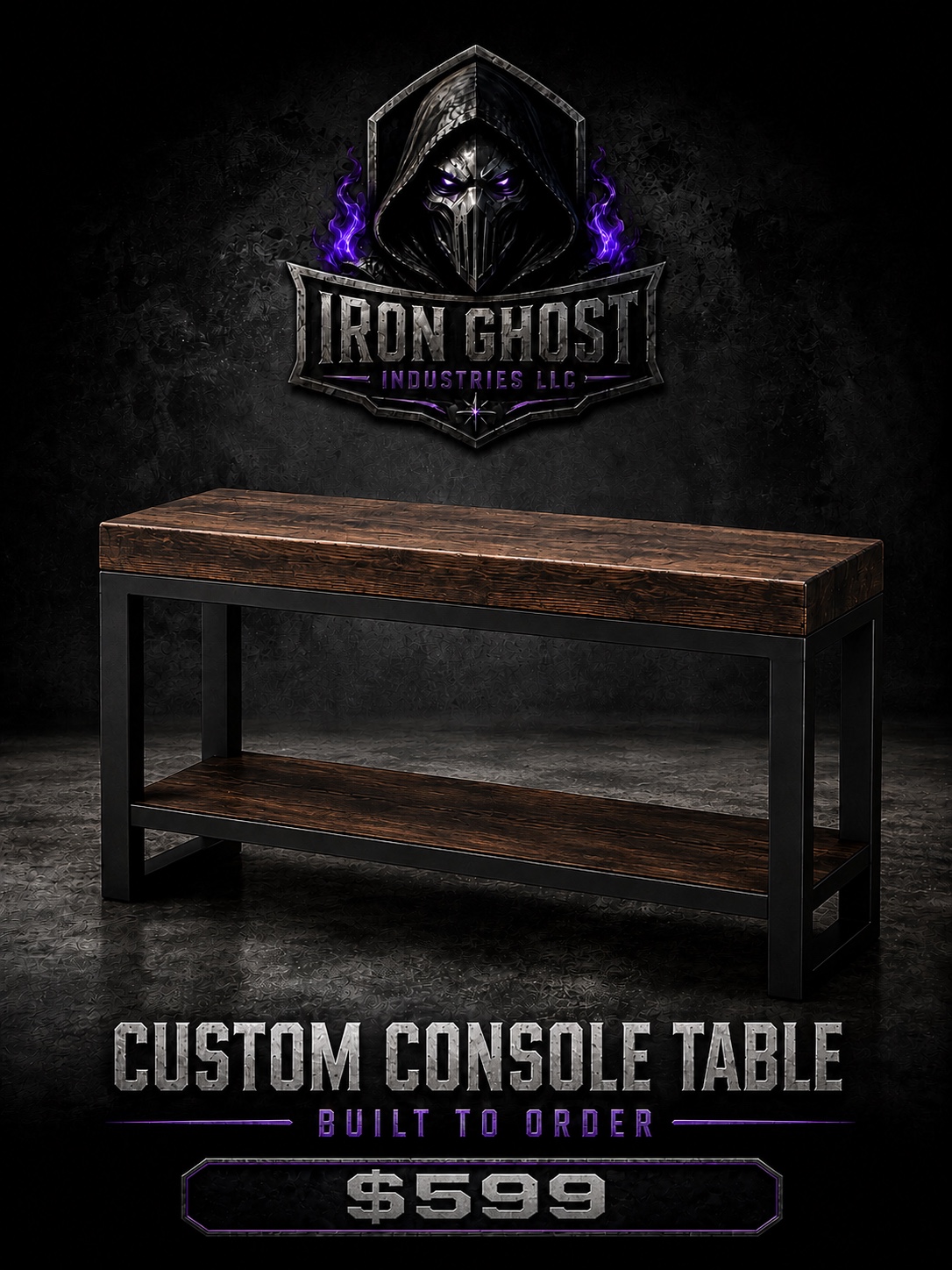 Custom Console Table advertisement