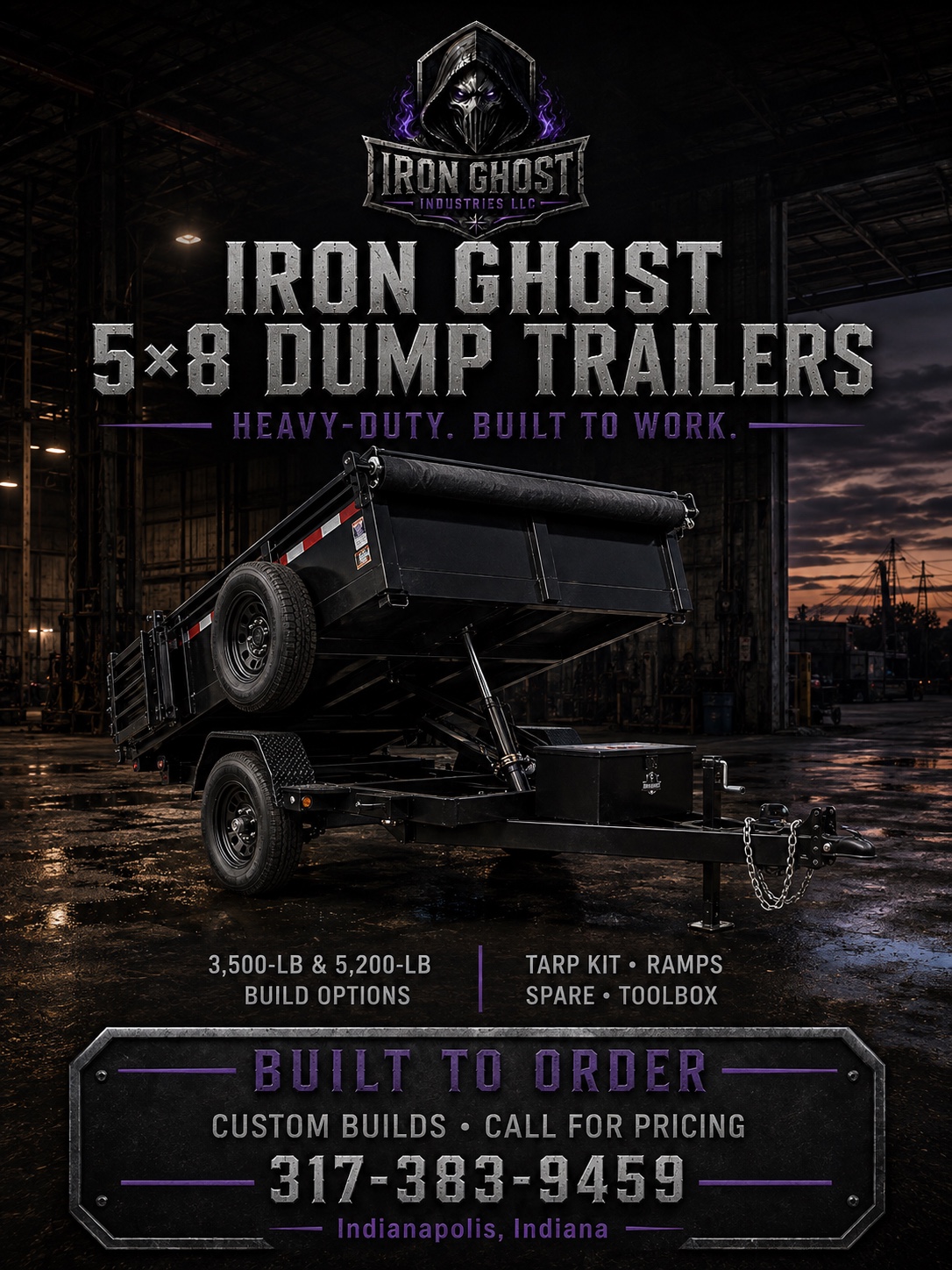 5 × 8 Dump Trailer advertisement