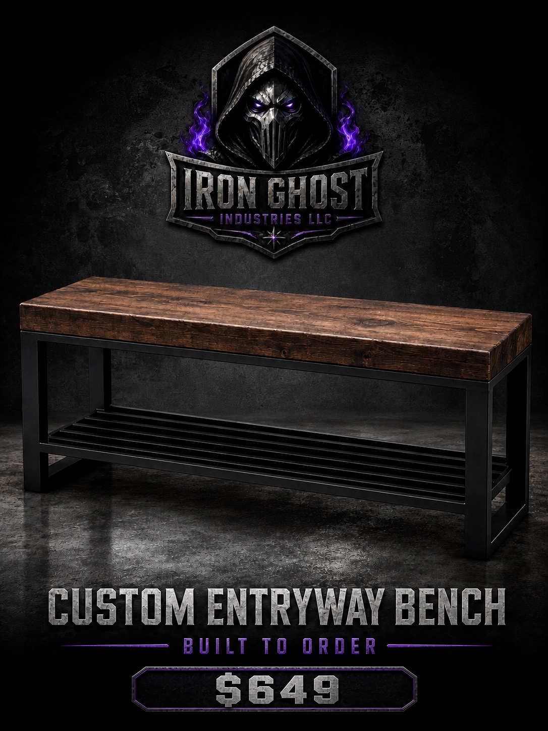 Custom Entryway Bench advertisement
