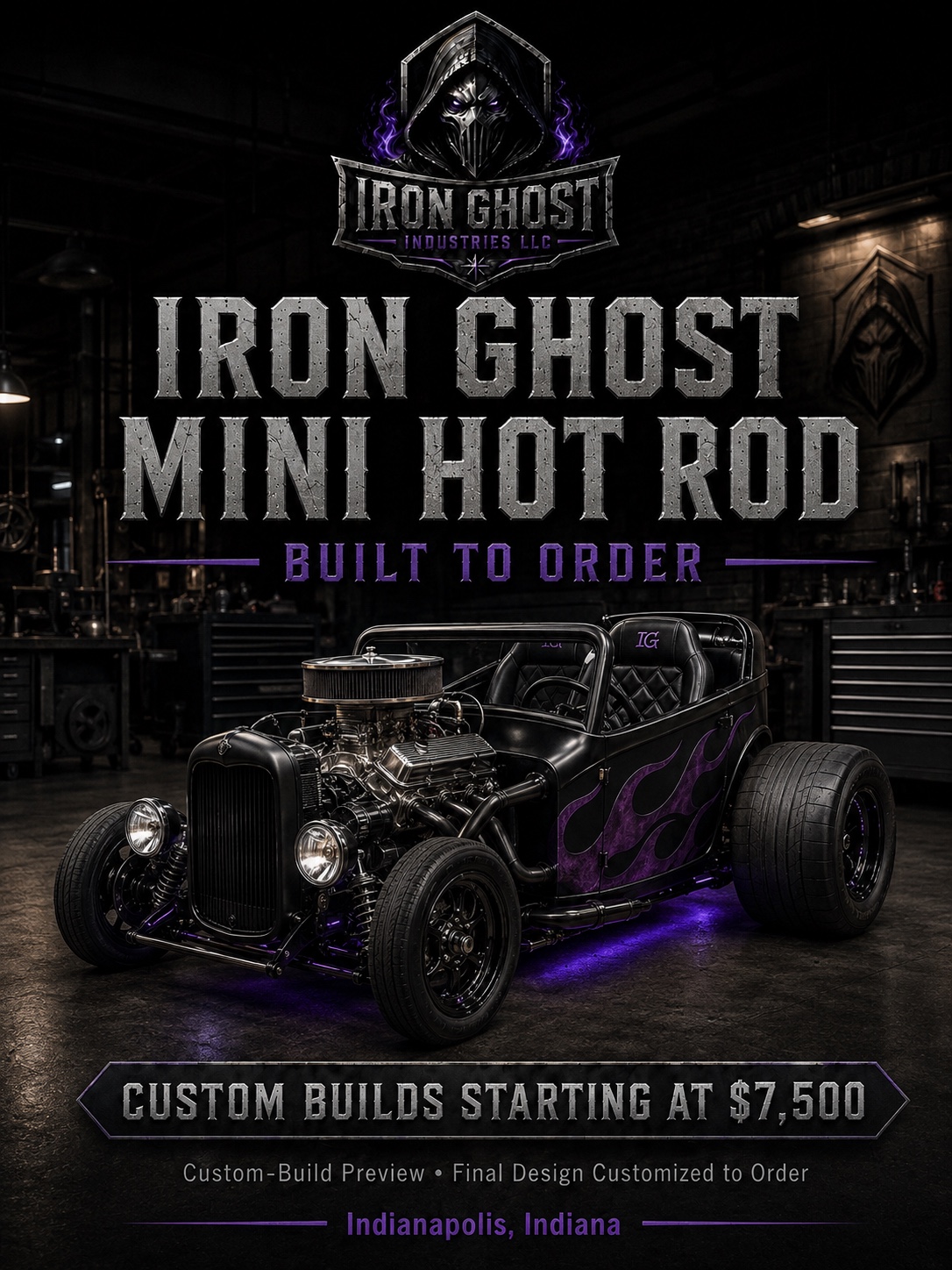Iron Ghost Mini Hot Rod advertisement