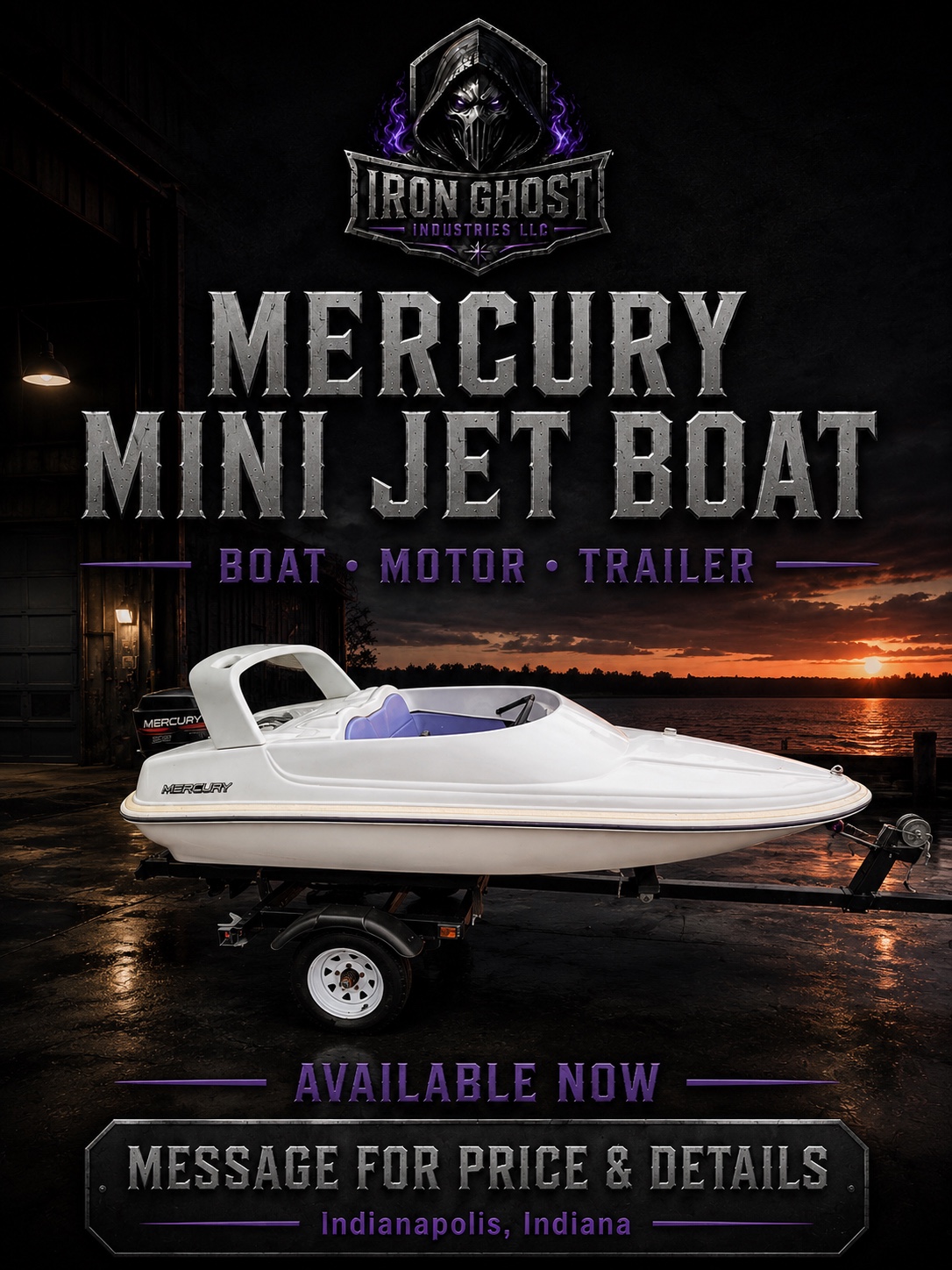 Mercury Mini Jet Boat advertisement