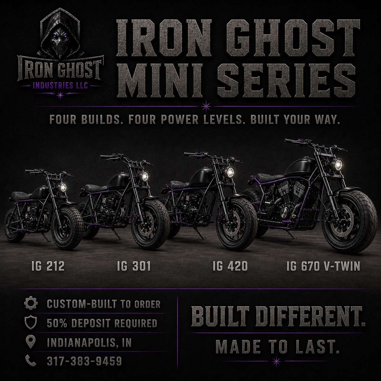 Iron Ghost Mini Series advertisement
