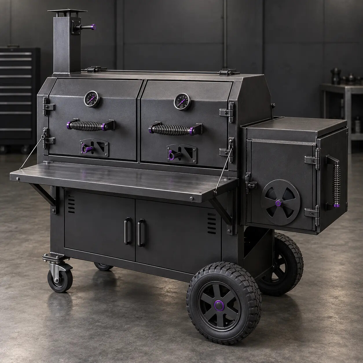 Patio Smoker / Grill Combo advertisement