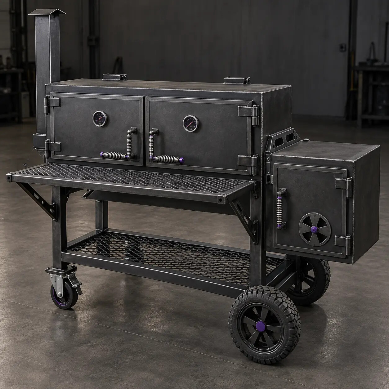 Square-Body Offset Smoker advertisement
