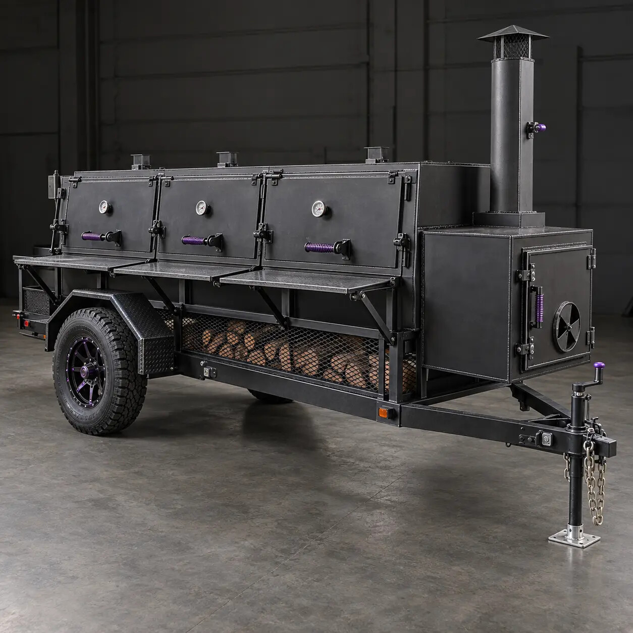 Trailer-Mounted Smoker advertisement