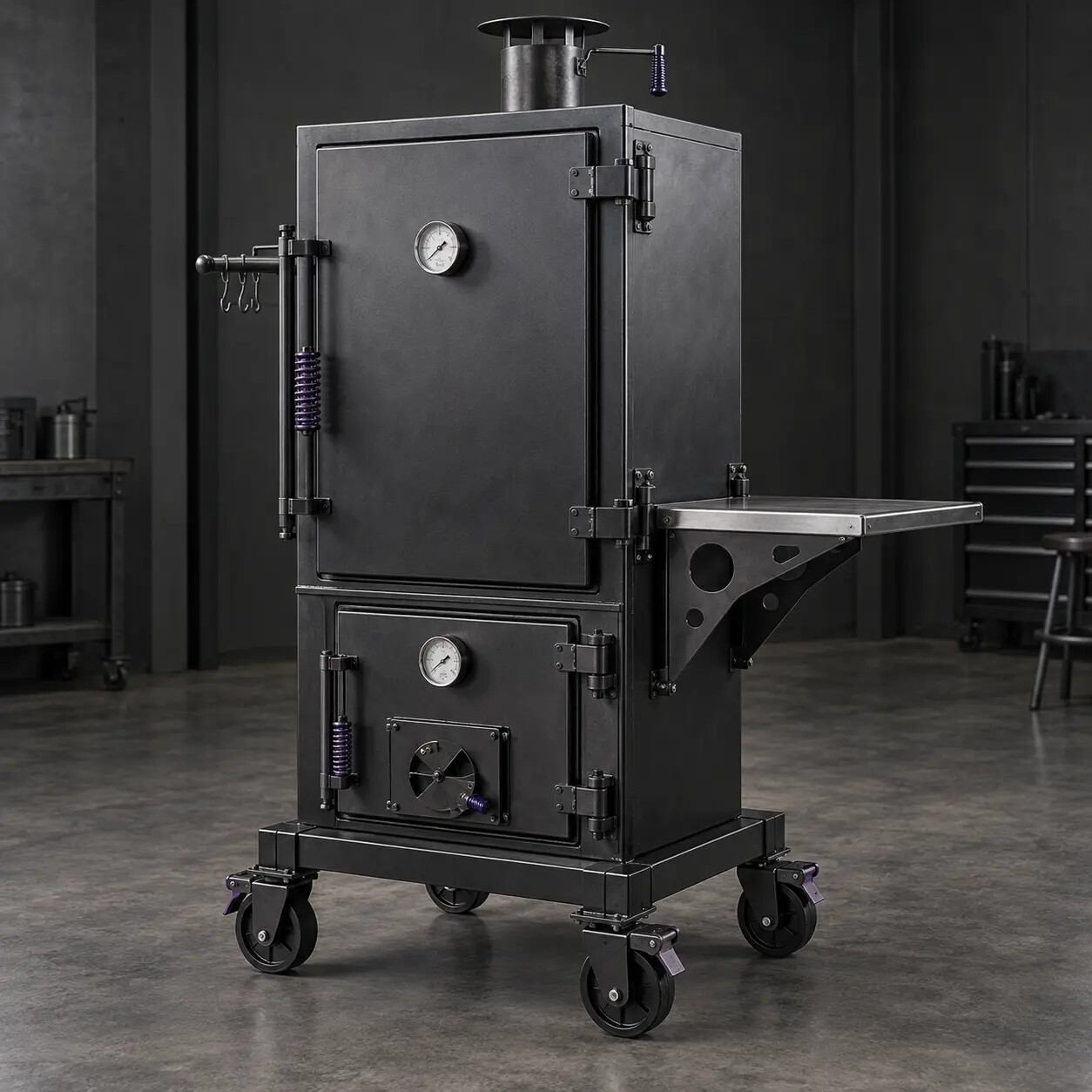 Vertical Cabinet Smoker advertisement